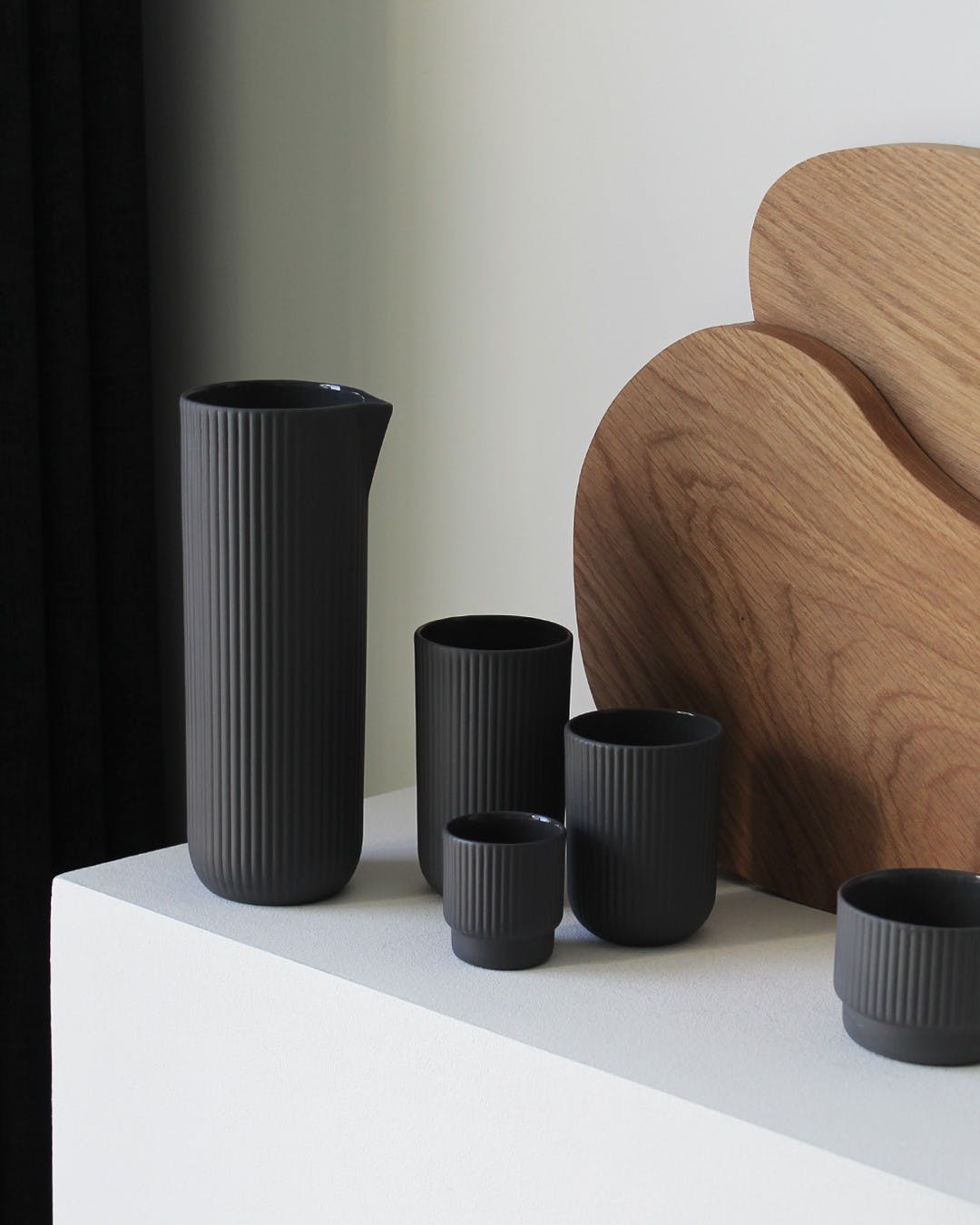 Archive Studio  Carafe Dark Grey Karaffe Vase
