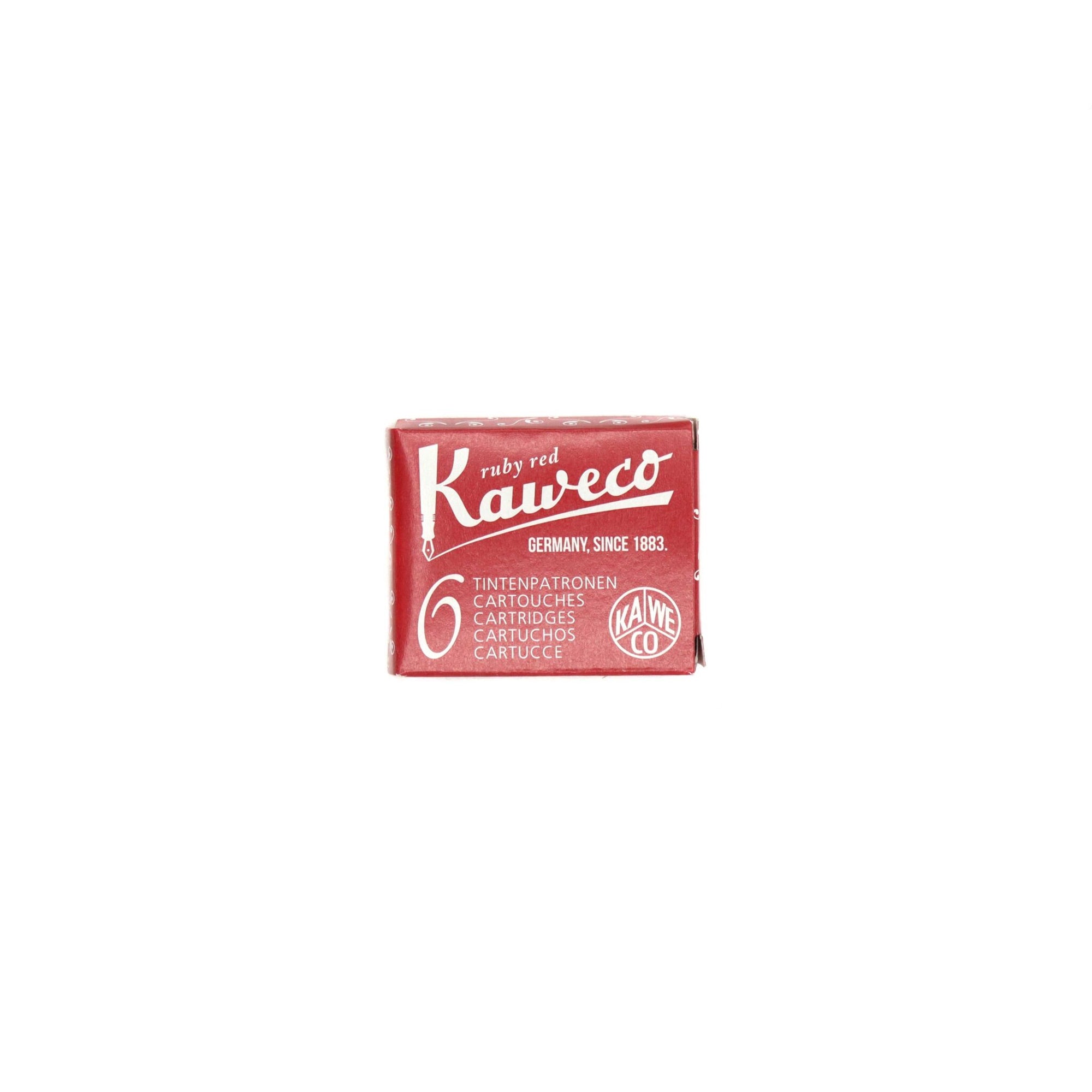 Kaweco Tintenpatronen 6-Pack rot