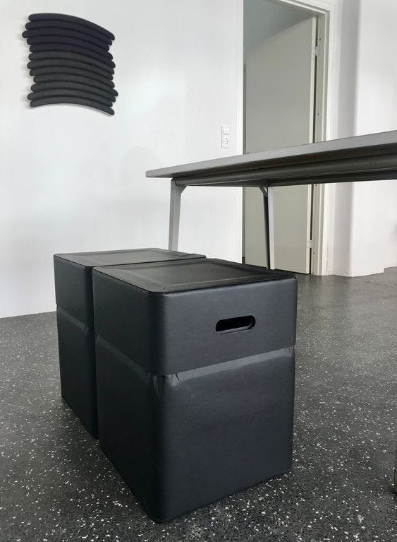 Mulgeo Copenhagen Box Chair H46 Black